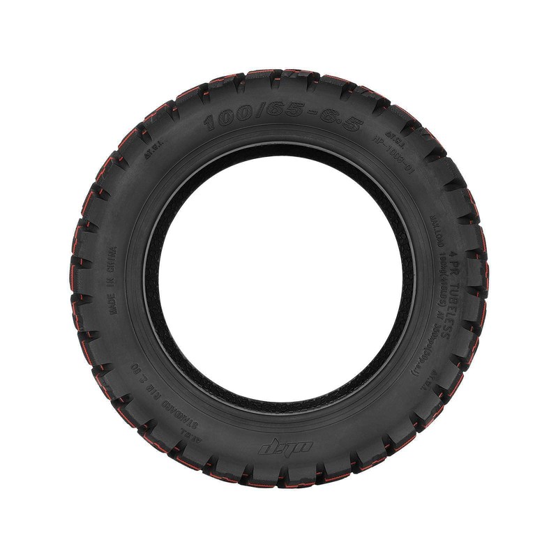 11 Inch 100/65-6.5 with Jelly Glue Tubeless Off-Road Tires for