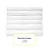 King Size Bed Sheets - 6 Piece 1500 Supreme Collection