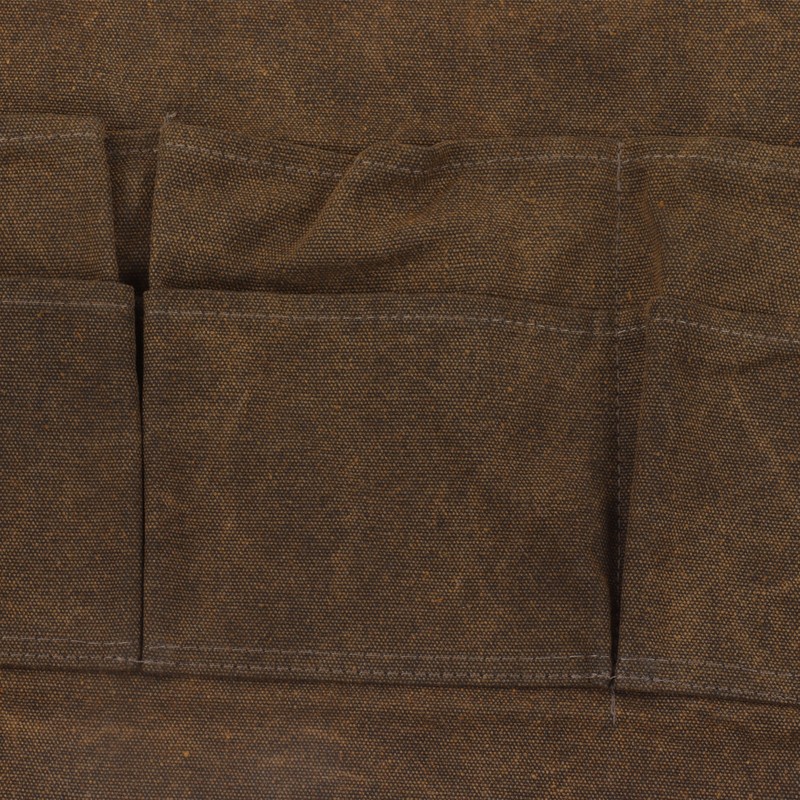 Woodworking Shop Apron Large Capacity Pocket Adjustment Shoulder Straps Waxed