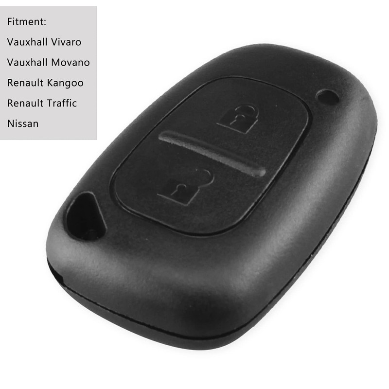 HooRLZ Vauxhall Vivaro Key Shell Case for Vauxhall Vivaro Renault