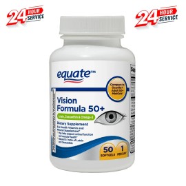 Unbranded Vision Formula 50+ Softgels Dietary Supplement, 50 Count