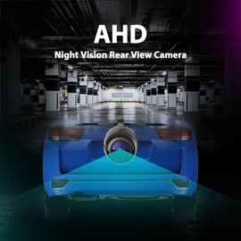 Apple Carplay Screen Car Backup Camera HD 1080P Rear View Camera with 149 Wide View Angle 8 LED Clear Night Vision Waterproof Back Up Camera for Vehicle SUV RV Pickup Trucks