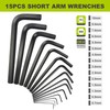 FASTPRO 32-Piece Allen Wrench Set with Storage Case, Standard SAE