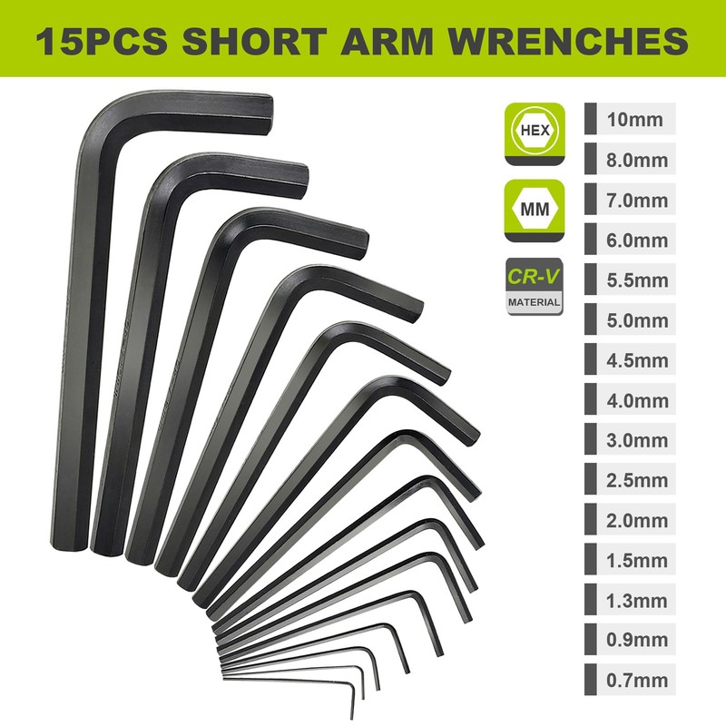 FASTPRO 32-Piece Allen Wrench Set with Storage Case, Standard SAE