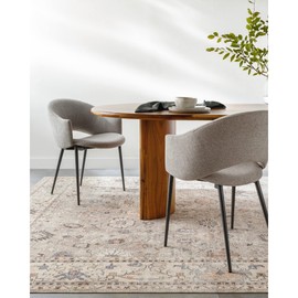 Livabliss x Becki Owens Davina Damask Runner Area Rug, 2'7" x 7'3", Khaki