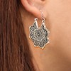 Aneneiceera Boho Mandala Flower Earrings Gold Drop Dangle Earrings Retro