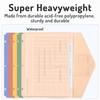 Forvencer Binder Pocket, 10 Pack Super Heavyweight Plastic Folders with