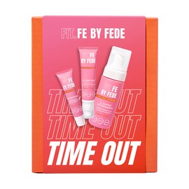 FIT.FE BY FEDE Active Lifestyle Time Out - Skincare Giftset Includes Power Facial Cleanser, Reliever Face Cream, and Hydrating Lip Balm - Vegan - 3 Pc