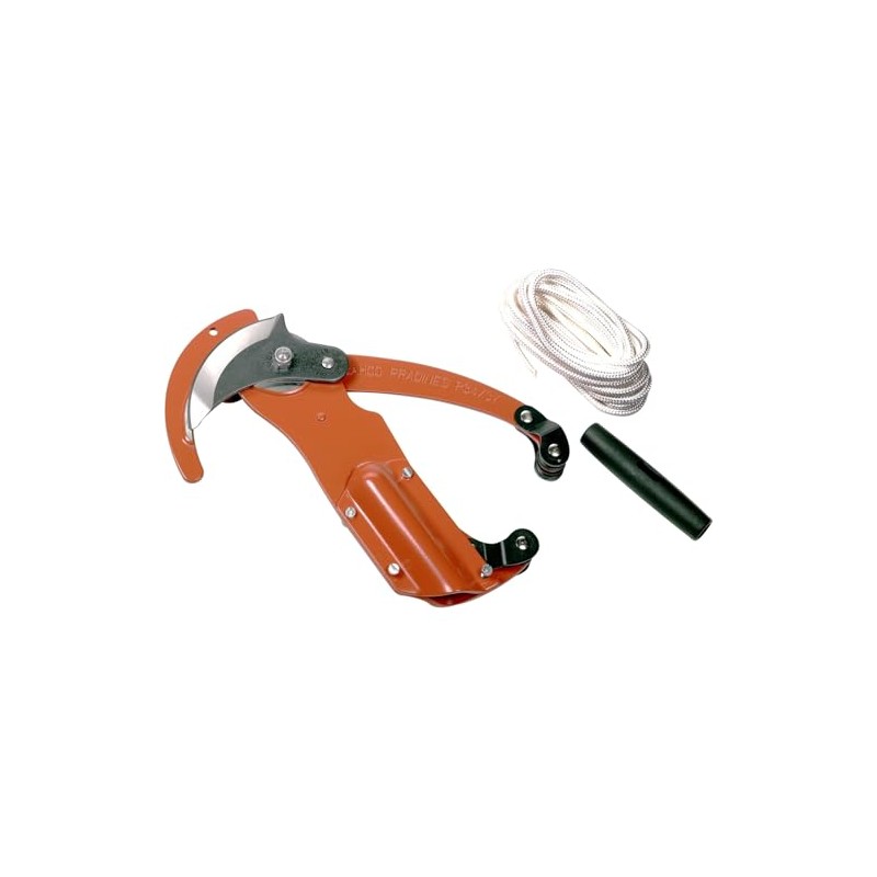 Bahco P34-37 Top Pruner with Triple Pulley, Red, 5 m