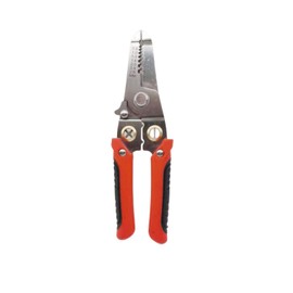 Cliqkwen 2023 Multifunction Wire Plier Tool,Wire Stripping Pliers Steel Spring Hiddens Wire Stripper Multifunctional Wire Repair Tool Pliers (red)