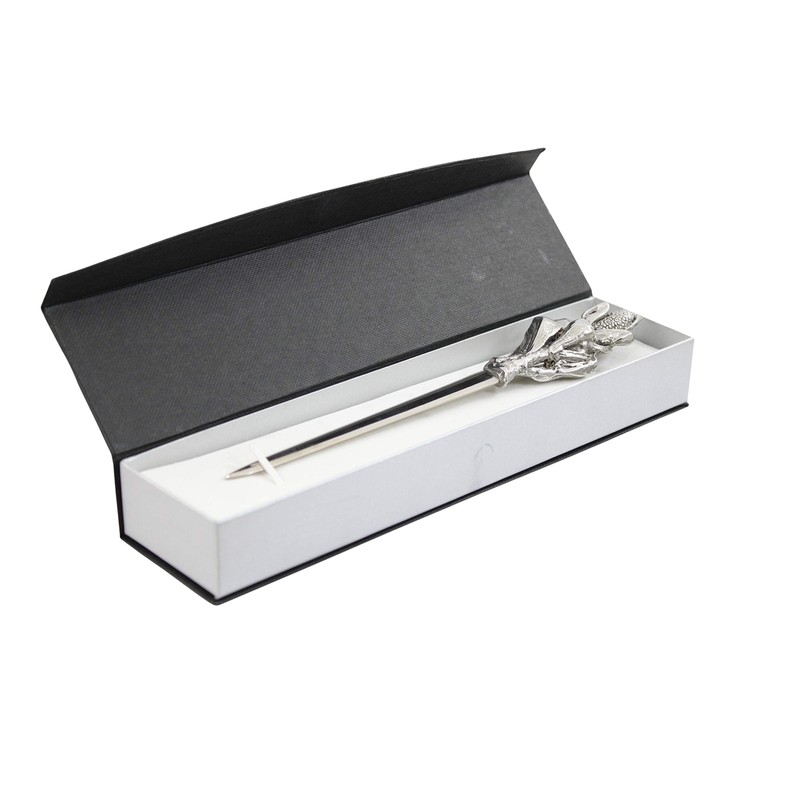 Cavagnini, Elegant stainless steel and pewter letter opener gift box