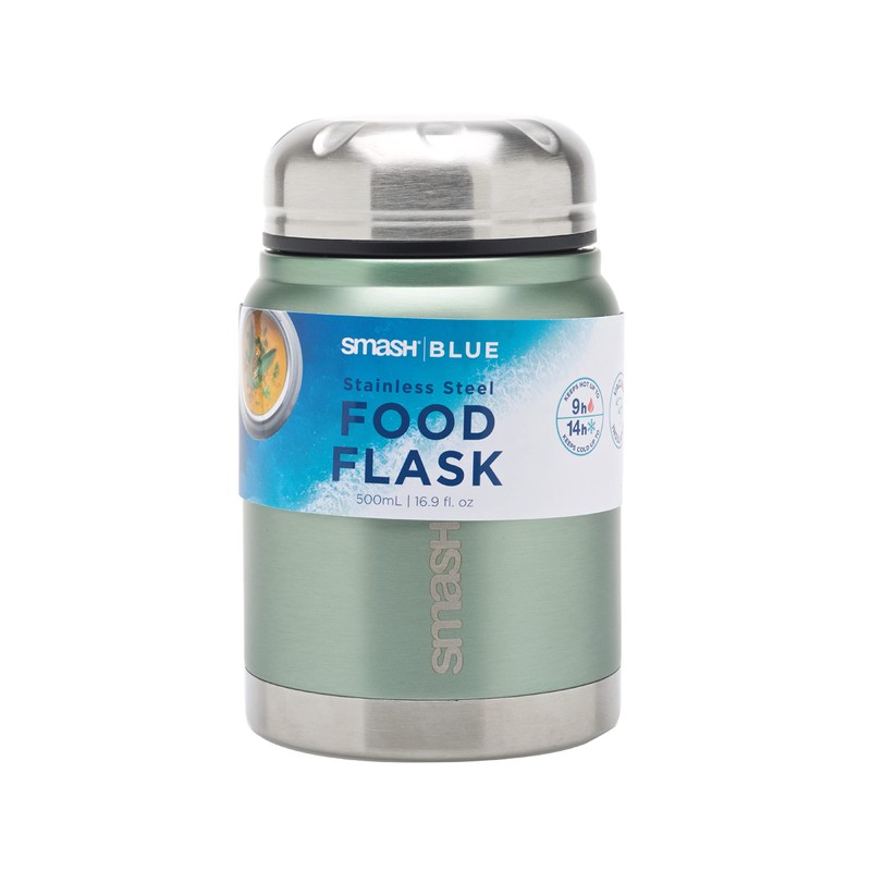 Smash Stainless Steel Insulated Food Jar, 17 oz Sage