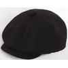 Classic Cotton 8 Panel Newsboy Cap Kids Cabbie Flat Tweed
