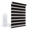 Changshade Motorized Zebra Blinds for Windows Cordless Blackout, Custom Blinds