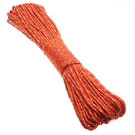 1pcs New Gold Silver Cord 550 Paracord Parachute Cord Lanyard Mil Spec Type III 7 Strand Core 100 FT (PFJ-9)