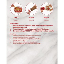 Nesco BJT-6, Jerky Spice Works, Teriyaki Flavor, red, 6 Pound (Pack of 1)
