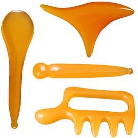 Pressure Point Push Stick Massage Stick (4 Types of Pressure Point Pressing Goods Set) Eye Fatigue Foot Sole Stiff Neck Stiff Neck Swelling Lymphatic Flushing Palm Waist