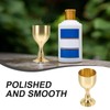 PRETYZOOM Big Gold Altar Chalice Communion Cups Golden Goblet for