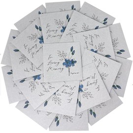 Forget Me Not Seeds - in Loving Memory Funeral Favors - Prefilled Seed Packets - Ready to Give - Pack of 20