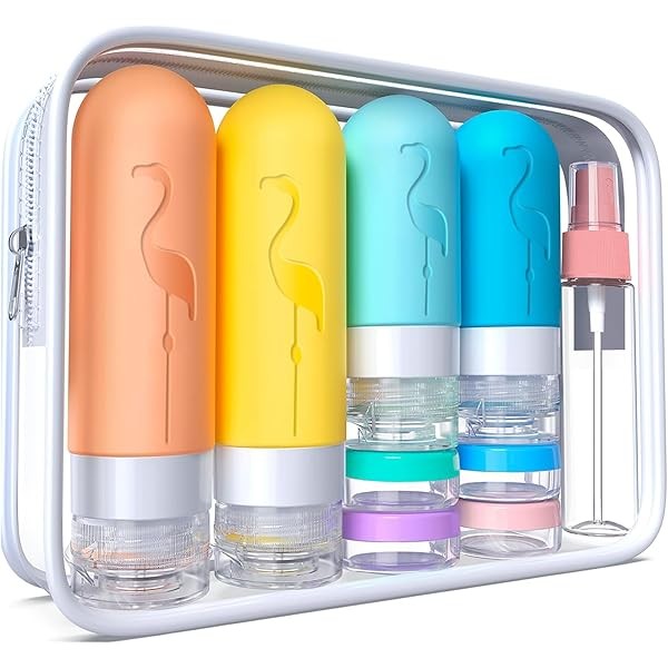 20pack Travel Bottles for Toiletries, TSA Approved Travel size Containers,