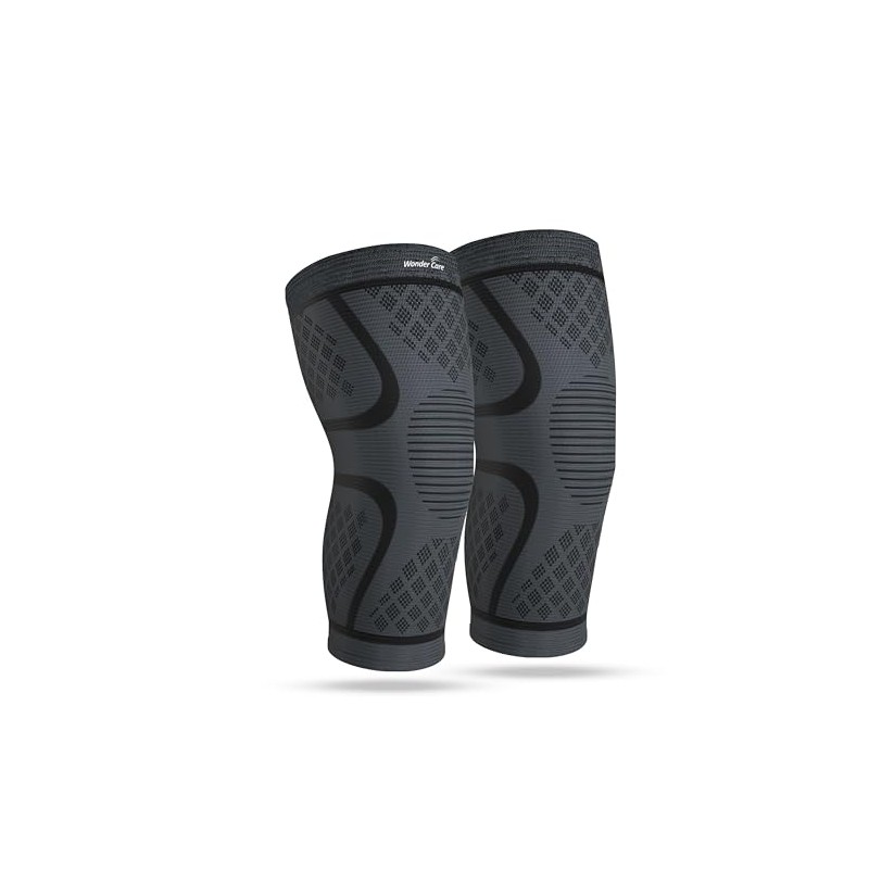 Wonder Care Pack Of 2 Knee Sleeve Brace Compression For