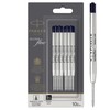 Parker Ballpoint Pen Refills Medium Point Black QUINKflow Ink 10