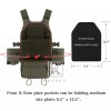 KRYDEX Low Vis Slick Armor Plate Carrier & Tactical Placard
