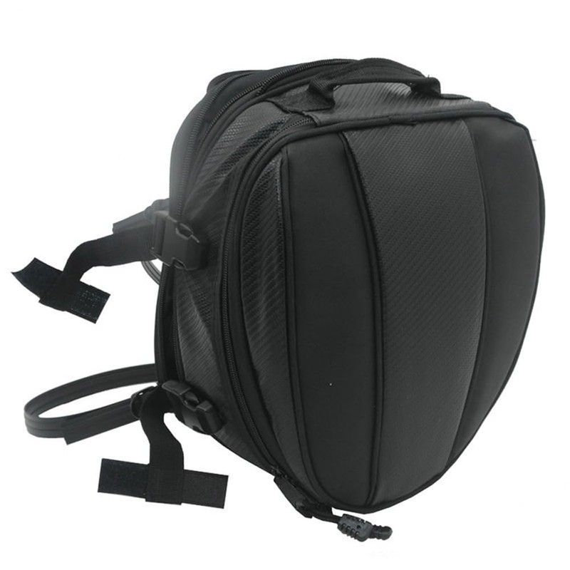 Shkalacar Motorcycle Tail Bag, Multifunctional Motorcycle Back Seat Bag, Luggage