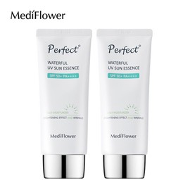 Mediflower Perfect Waterful UV Sun Essence 50mlx2 / 메디플라워 퍼펙트 워터풀 유브이 선에센스 50mlx2