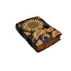 vintage sunflower leather journal Writing notebook embossed beautiful daily use