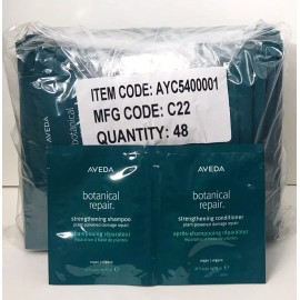 Aveda Botanical Repair Strengthening Shampoo + Conditioner 0.34 oz (48 DUO PACK)