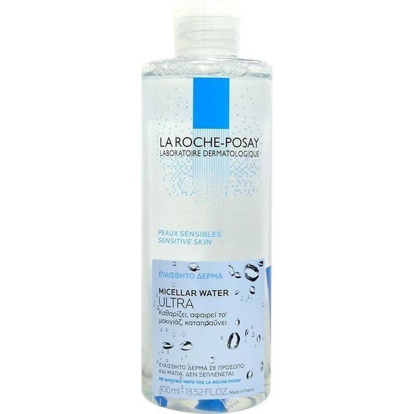 LA ROCHE-POSAY MICELLAR WATER ULTRA. CLEANSING, MAKE-UP REMOVING, SOOTHING. FOR