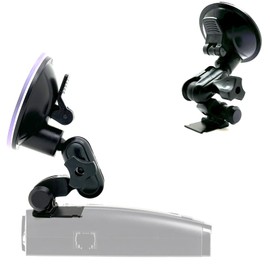 LycoGear Ehnanced Dual Ball Joint Adjust Suction Cup Bracket Compatible forfor Escort MAX MAX2 2 or version 1 Max360 Radar Detector w/Slide in Metal Plate Connection (Not compatible with other Models)