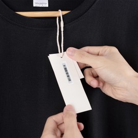 VILLCASE 108PCS Supermarket Security Labels, Goods Security Tags Anti- theft Security Tags Single Use Security Labels for Store Retail Shop Jewelry Clothing