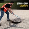 T&T Tools 30-Inch Manhole Hook - Heavy Duty Single Hook