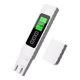 2025 Upgraded 4-in-1 Digital Water Quality Tester - TDS/EC/Temperature（ °C / °F ） Meter | 0-9999 ppm | for Drinking Water, Hydroponics, Aquariums, RO Systems & Swimming Pools
