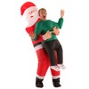 Morph MCPISA Inflatable Costume, Unisex, Santa Adults, One Size