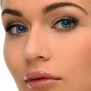 Natural Diamond beauty Nose Ring Sterling Silver Nose Stud in