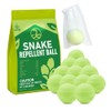 12 Pack Snake Repellent for Yard,Snake Away Repellent Outdoors,Moth Balls