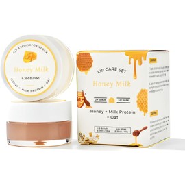 Mascarilla para dormir y exfoliante de azúcar para labios Benatu, regalo hidratante para el cuidado nocturno y humectante para mujeres con aplicadores de silicona para labios agrietados y secos