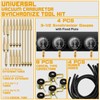 YFIXTOOL Motorcycle Vacuum Carburetor Synchronizer Tool Kit Compatible with Honda