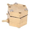 Hexagonal Dental Water Valve Good Passability Copper Water Pressure Regulator