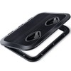 smartmarine Marine Deck Access Hatch 17.3“×12.4 Black Rectangle Boat Hatch