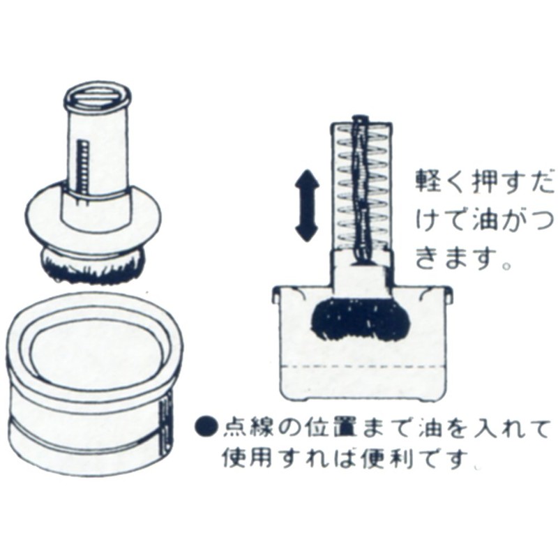 Ichsubishi Metal Oil Drawing Set, Spring Included, Large (Core Diameter