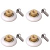 Shower Door Rollers Replacement Runners, Diameter 25mm 4pcs Shower Door