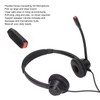 RJ9 Headset Noise Cancelling Mute Function Corded Business Headphone with