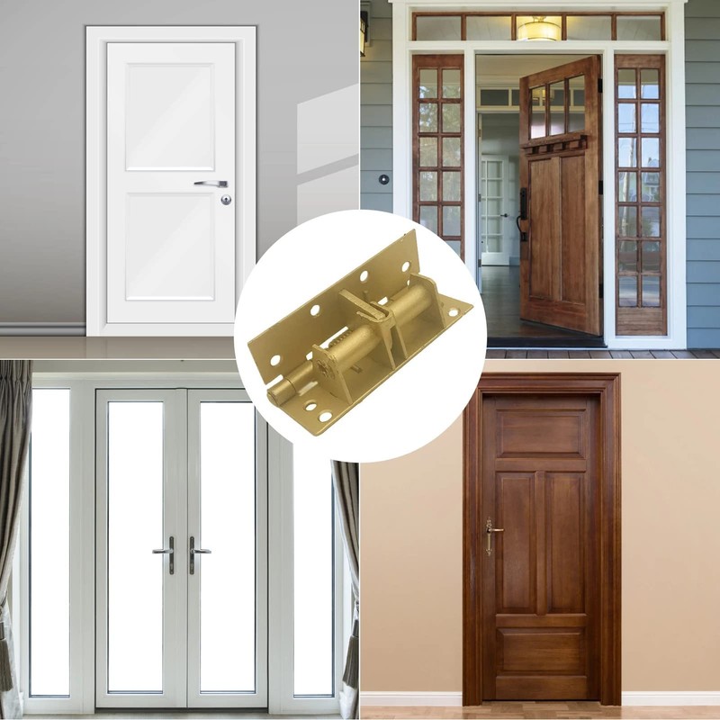 2Pcs 4inch Self-Opening Spring Hinges Automatic Door Self-Closing Hinge Automatic