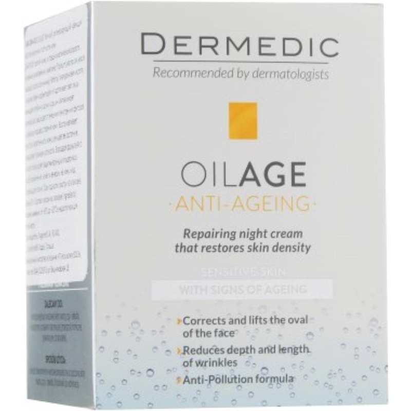 DERMEDIC Oillage Night Cream to Restore Skin Firmness 50 g