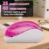 Craftinova Electric Stapler-Pink,Including 2000 Staples and 1 Staple Remover, Suitable