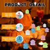 SHIFANQI 30Pcs Luminous Mini Resin Ghost, Cute Miniature Ghost Figurines,